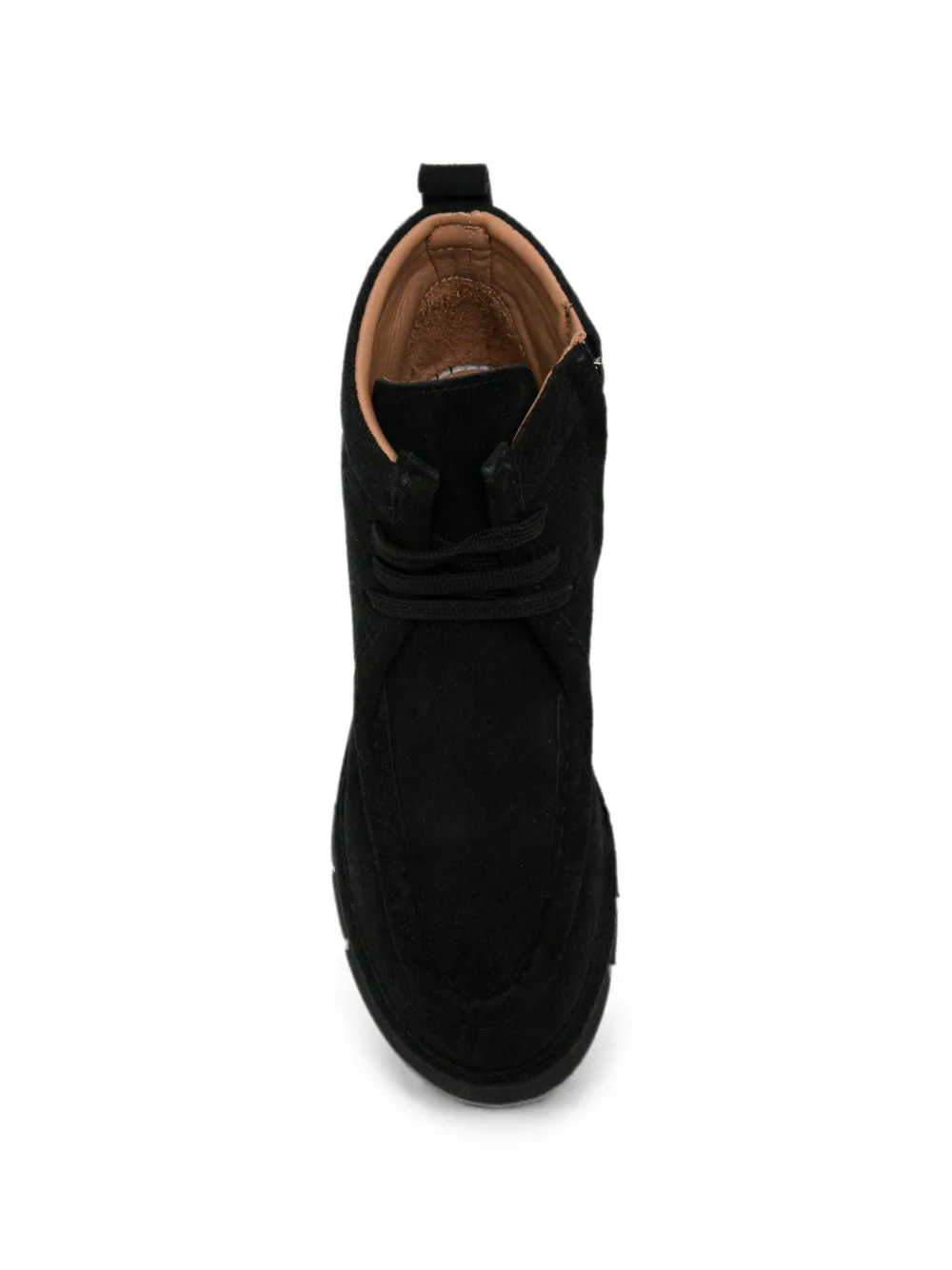 SERGIO MORETTI FIRENZE lace-up desert boots Zwart