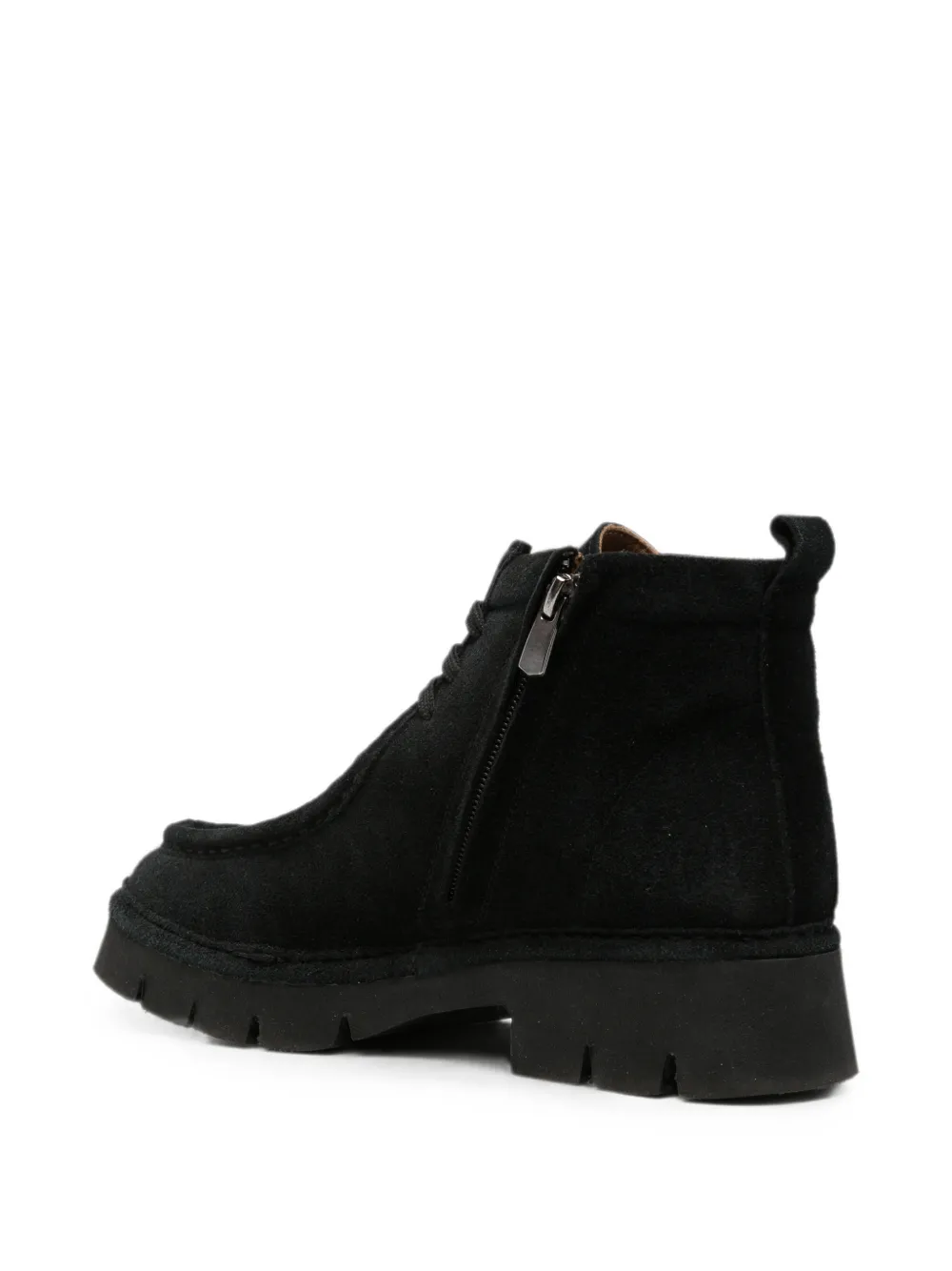 SERGIO MORETTI FIRENZE lace-up desert boots Zwart