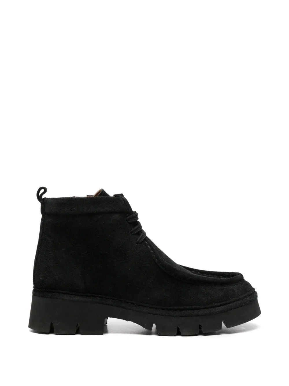 SERGIO MORETTI FIRENZE lace-up desert boots Zwart