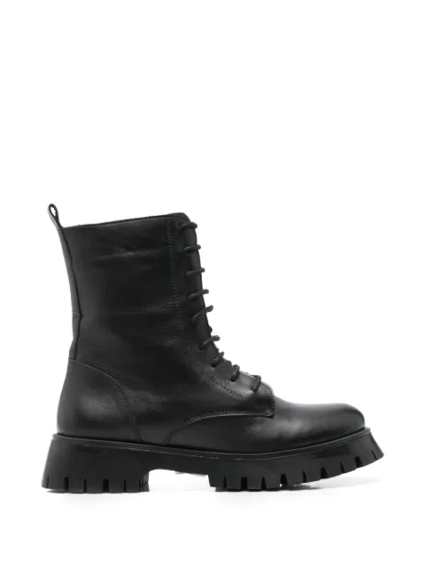 SERGIO MORETTI FIRENZE lace-up combat boots