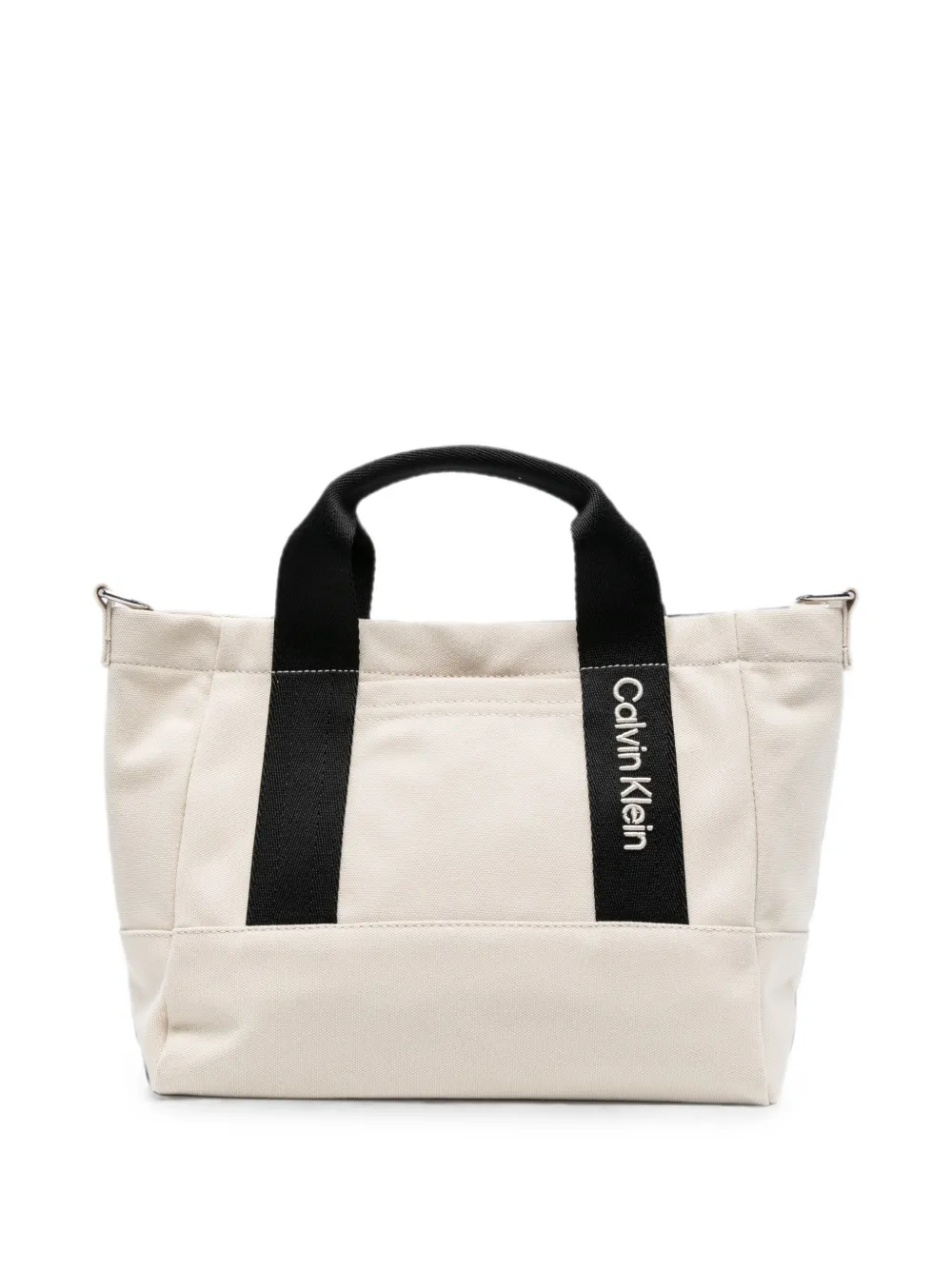 Calvin Klein Kids logo tote bag - Toni neutri
