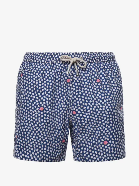 MC2 Saint Barth fish-print drawstring swim shorts
