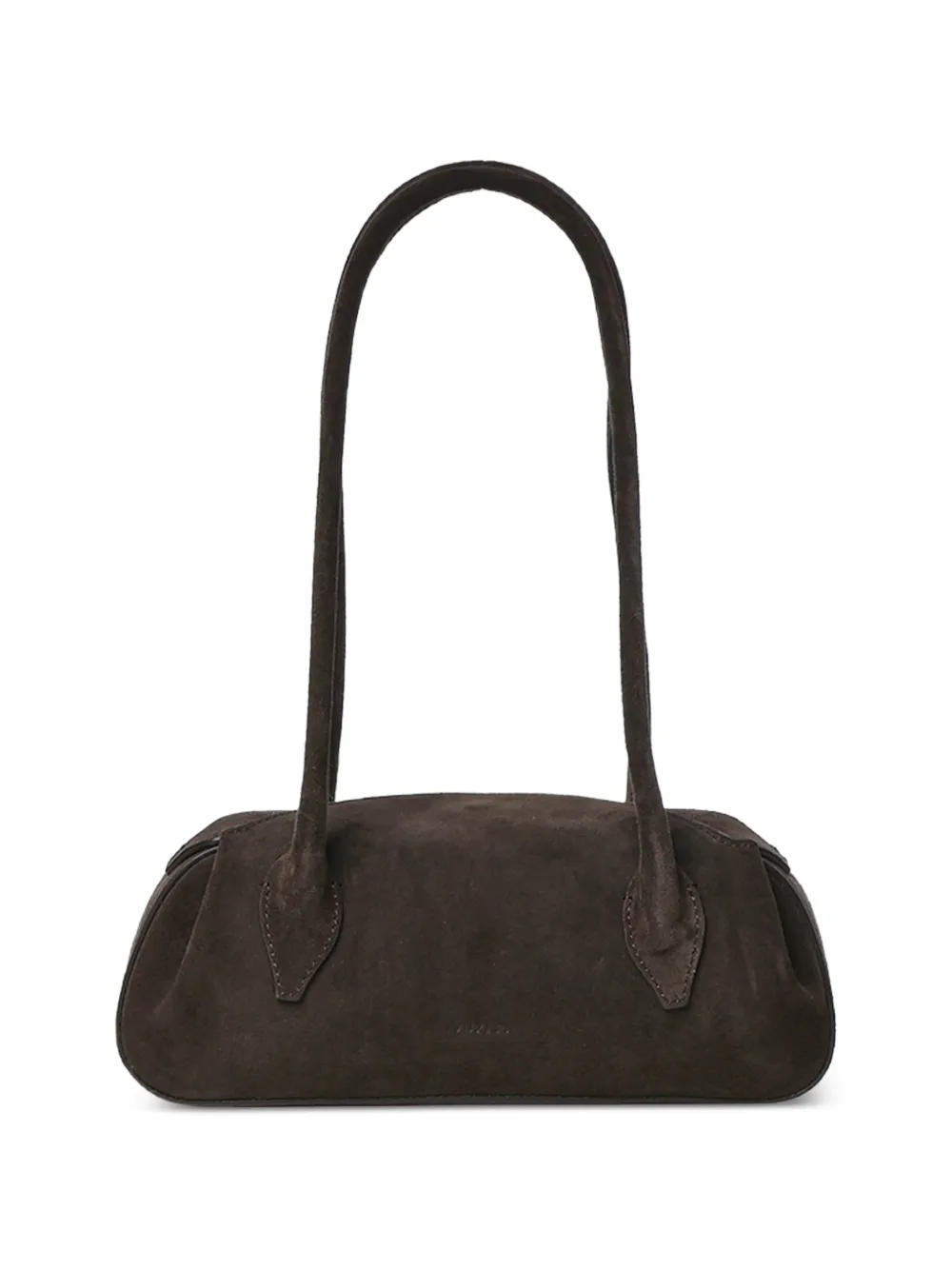 Yuzefi mini Oyster suede shoulder bag - Marrone