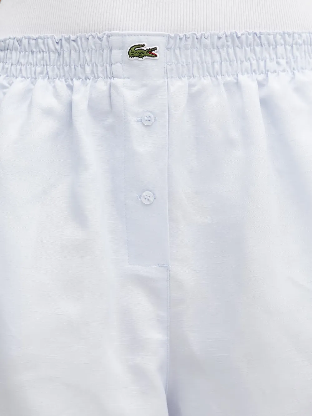 Lacoste Elastische shorts Blauw