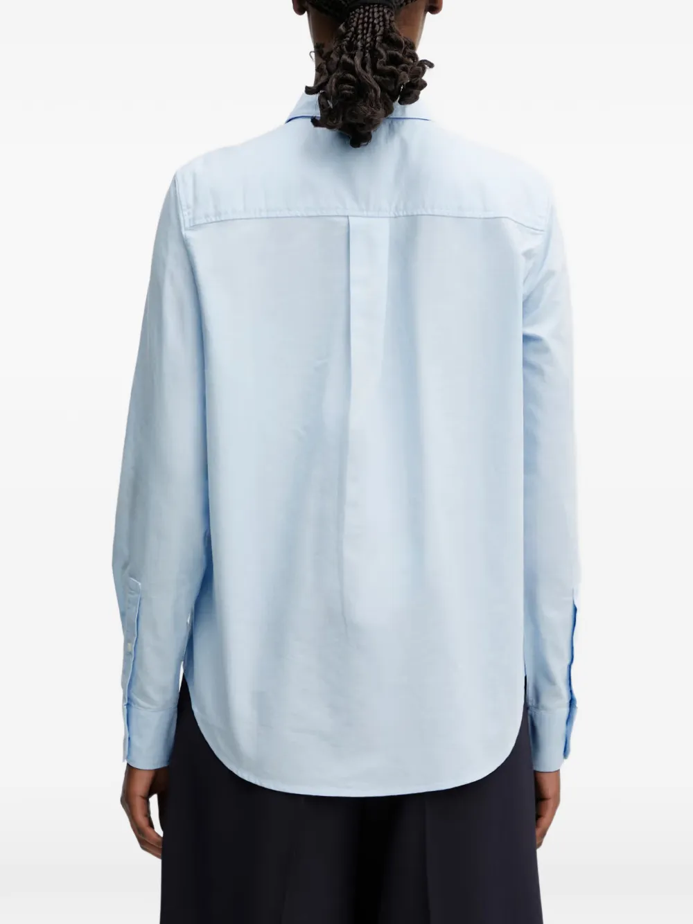 Lacoste Overhemd met logopatch Blauw