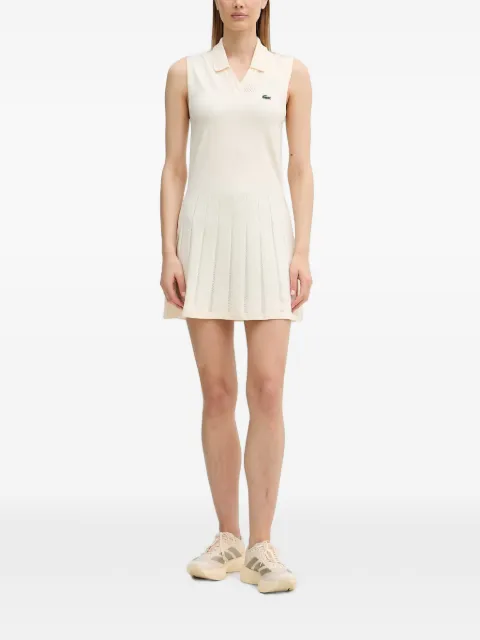 Lacoste pleated sleeveless mini dress