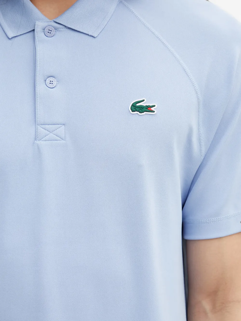 Lacoste Poloshirt met logopatch Blauw