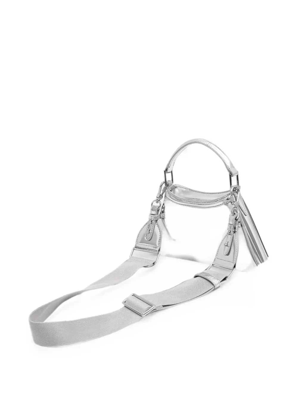  Lacoste Bolso Shopper Lenglen Mini - Plateado 