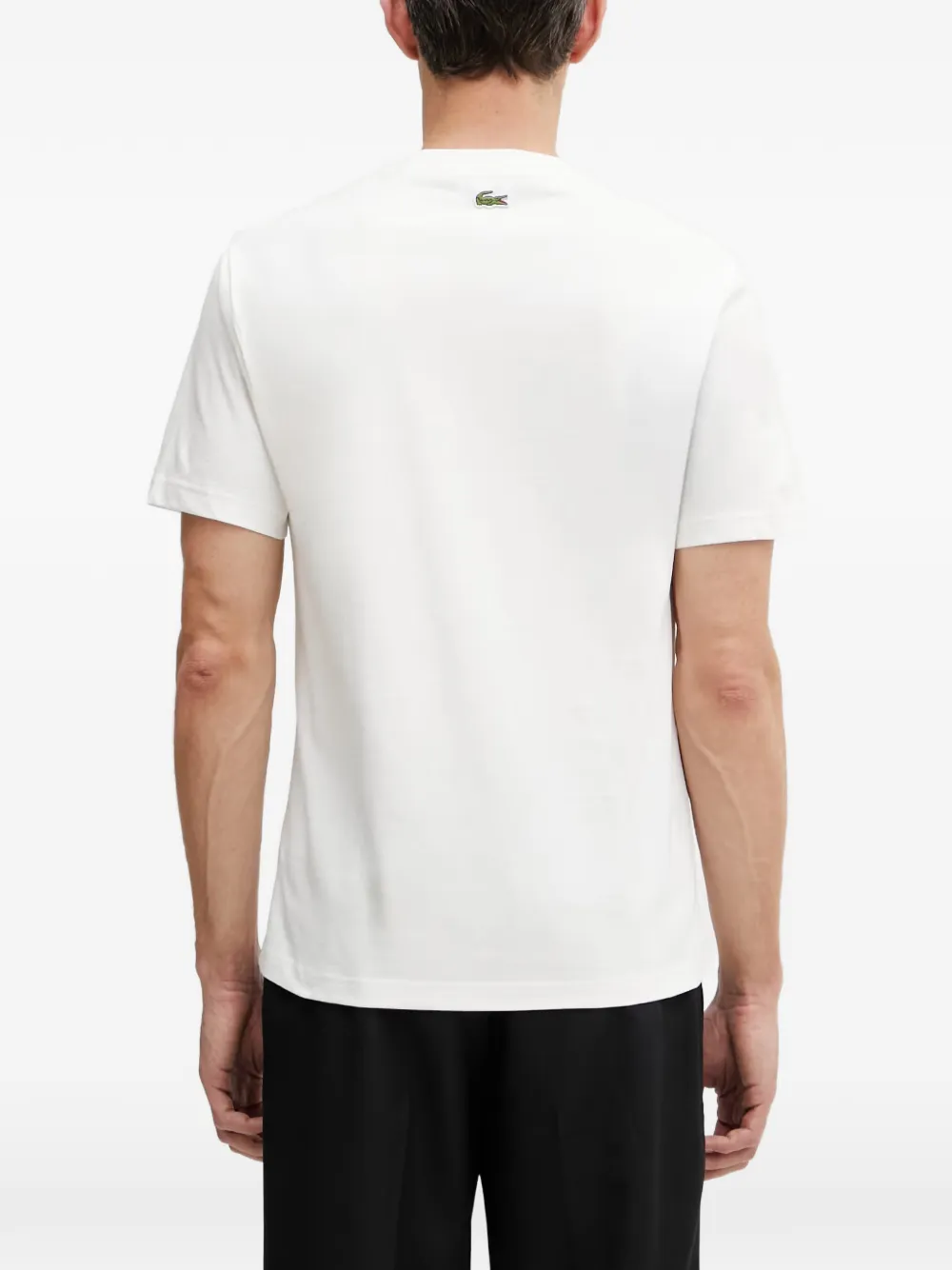 Lacoste T-shirt met ronde hals Wit