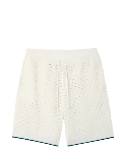 Casablanca Palm Tree open-knit deck shorts