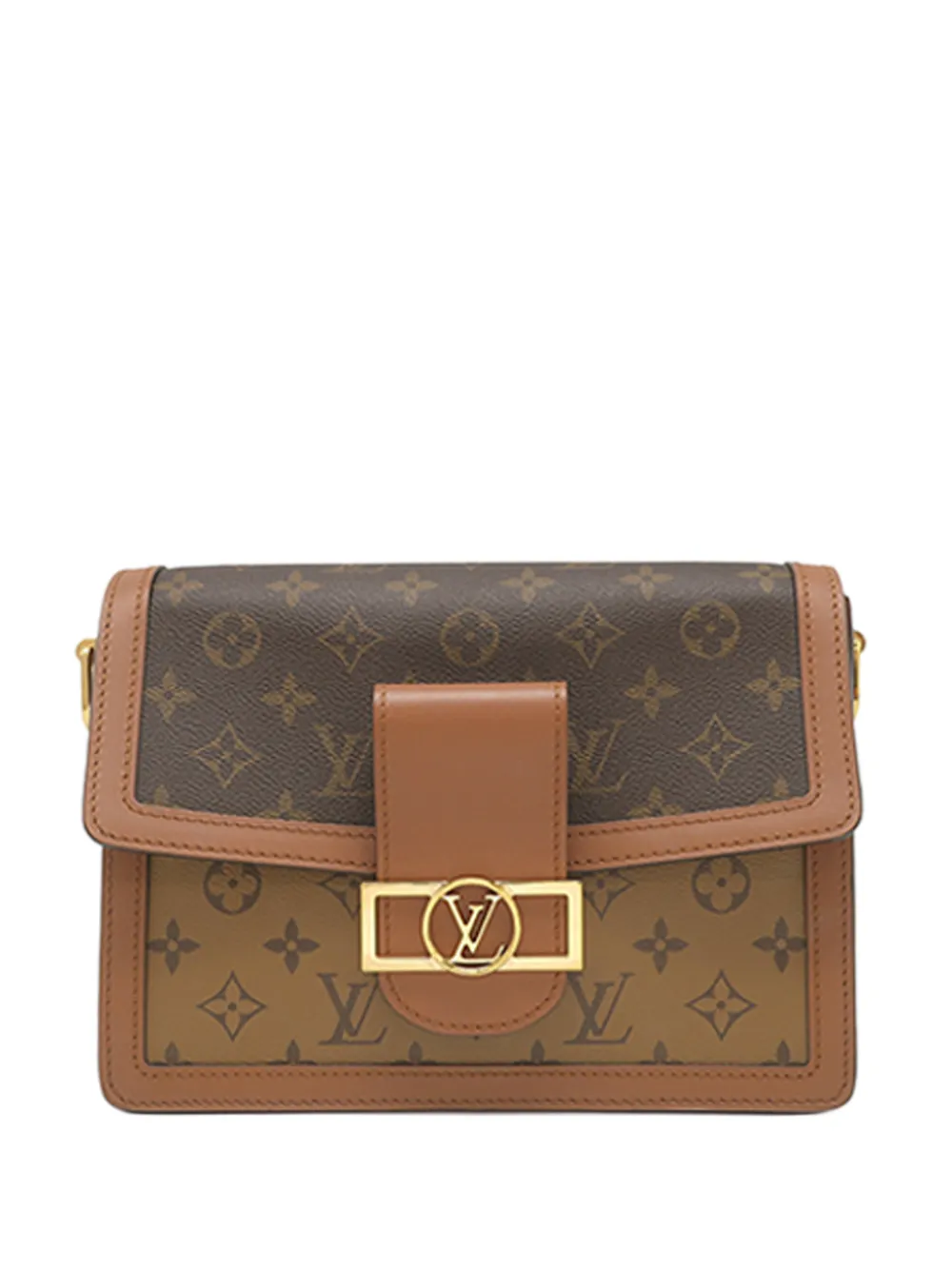 Louis Vuitton Pre-Owned 2020 Monogram Reverse Dauphine MM satchel - Marrone