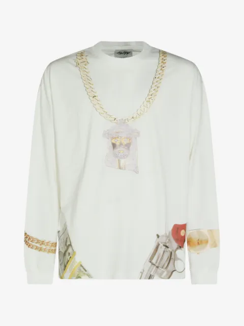 AWGE graphic-print long-sleeve T-shirt
