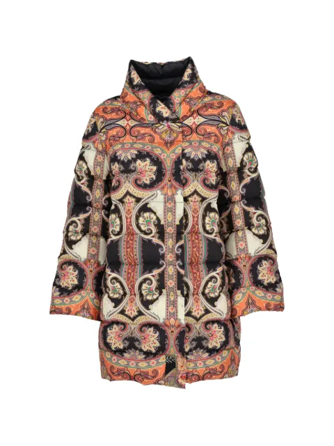Etro Vintage plumífero con estampado de cachemira