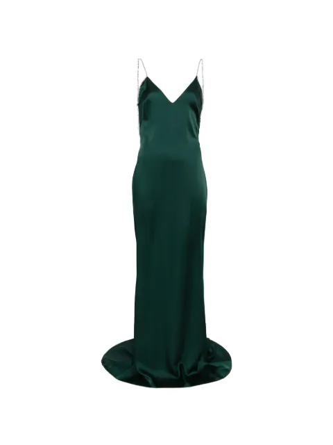 TOM FORD crystal-embellished backless gown