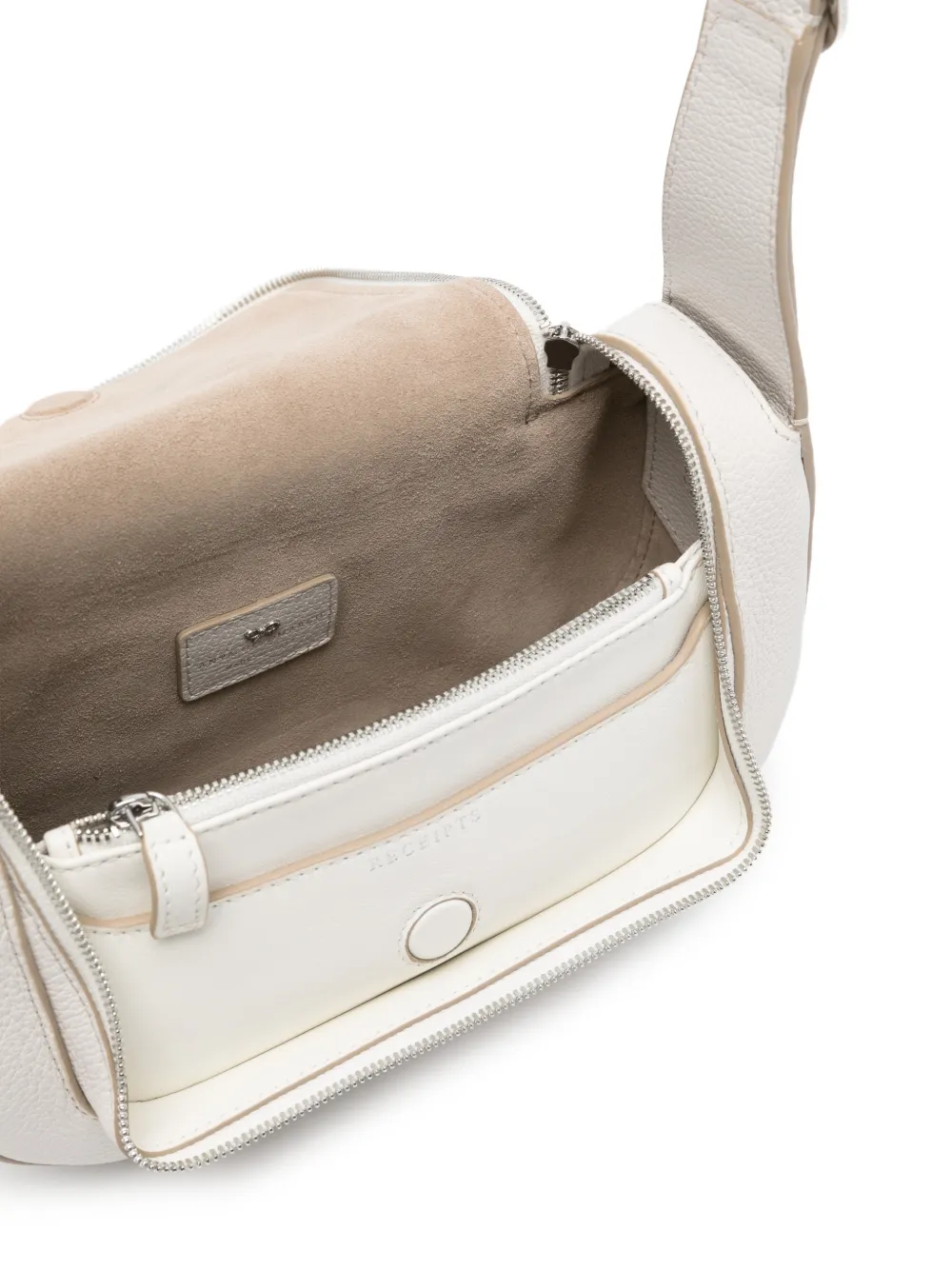 Anya Hindmarch Vere Leather Cross Body Bag in White, view 5