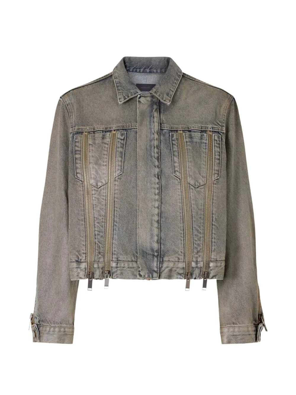 Haikure Zip-detail Jacket In Blue