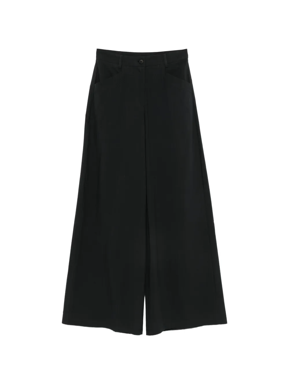 MOUTAKI belt-loop pocket palazzo pants - Nero