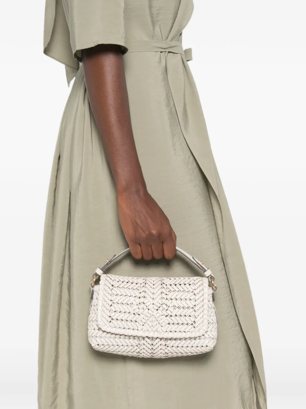 Anya Hindmarch Neeson woven leather tote bag - Neutrals