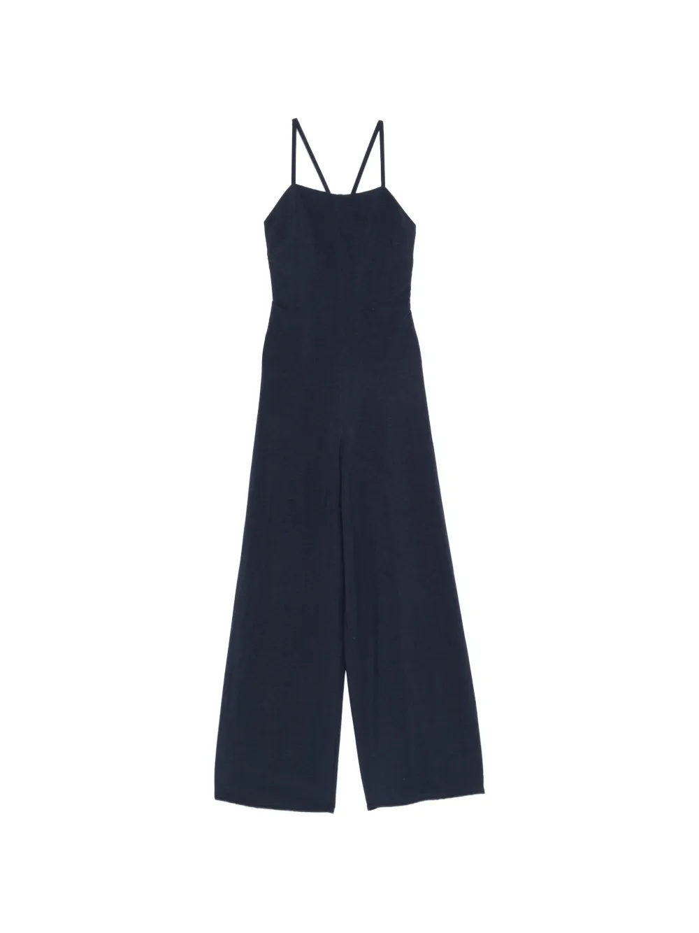 MOUTAKI cross-straps wide-leg jumpsuit - Blu