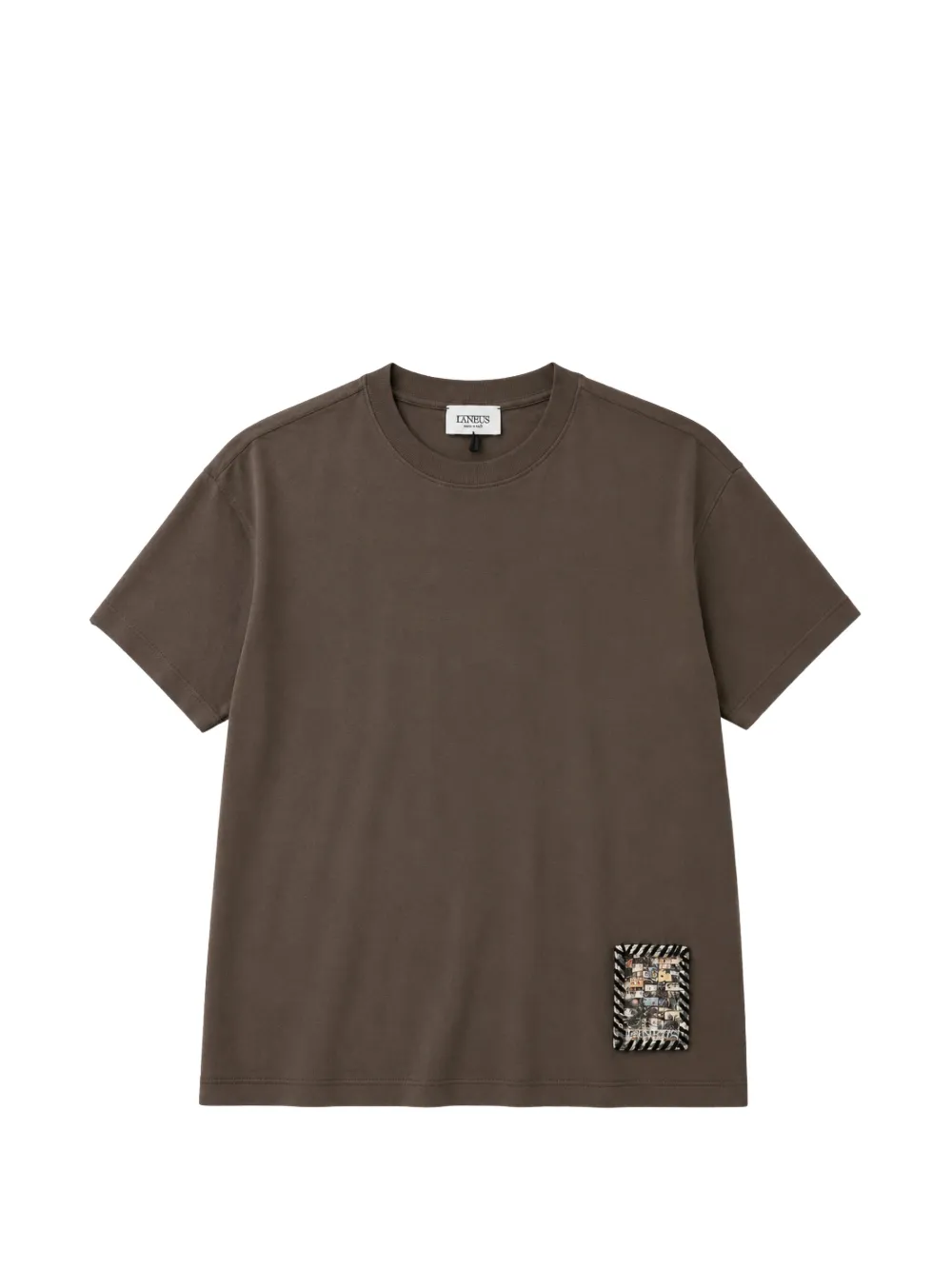 Laneus patch-detail T-shirt