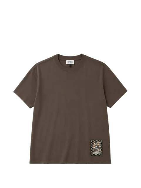 Laneus patch-detail T-shirt