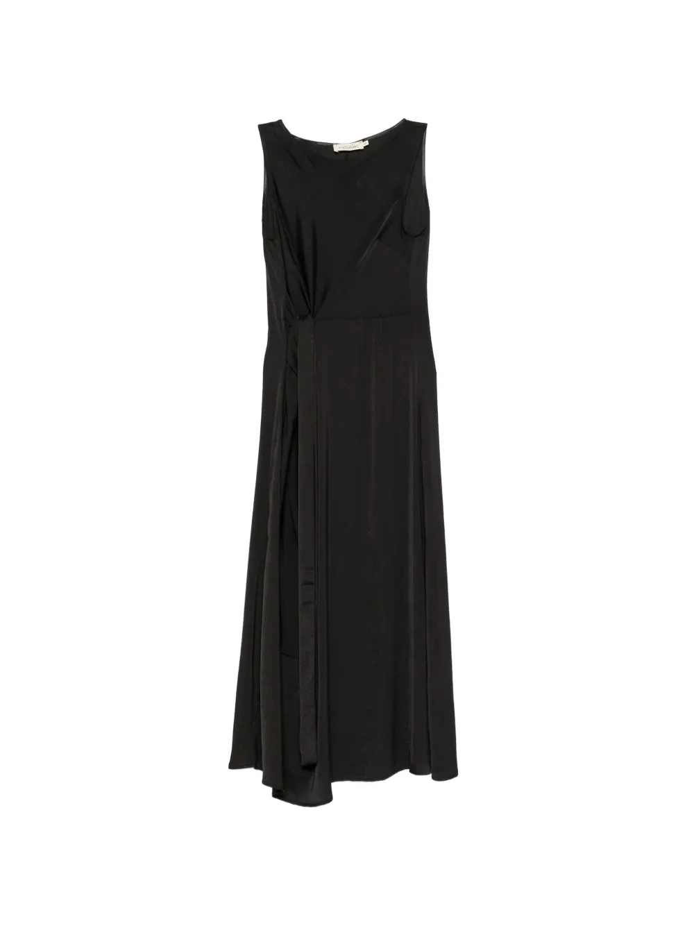 MOUTAKI knot-detail sleeveless midi dress - Nero