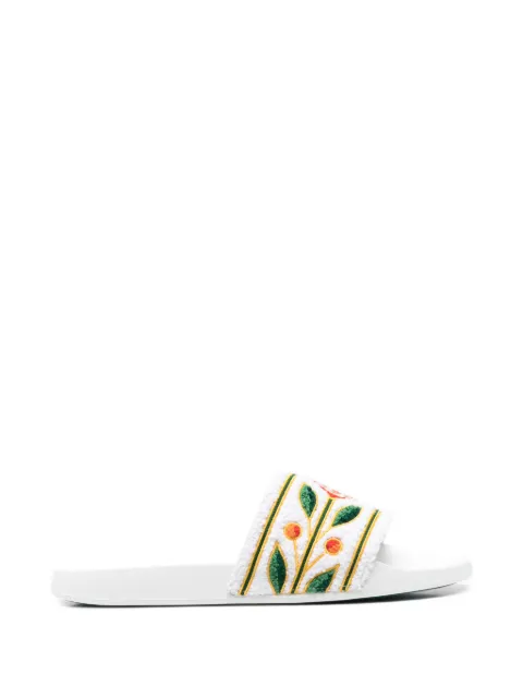 Casablanca logo-embroidered sandals