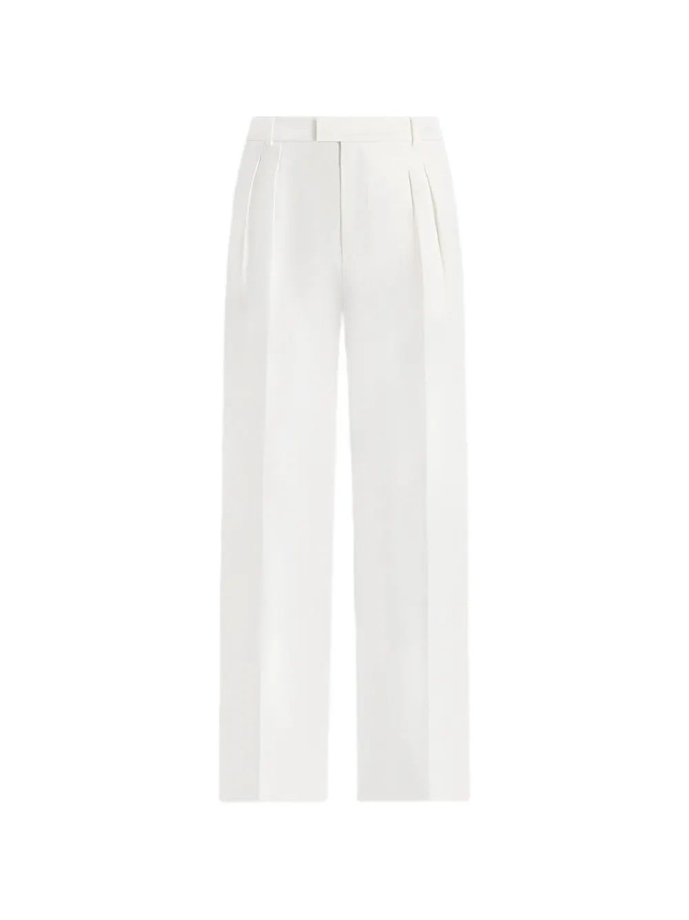 Manière De Voir Julie satin twin-pleat pants - Weiß