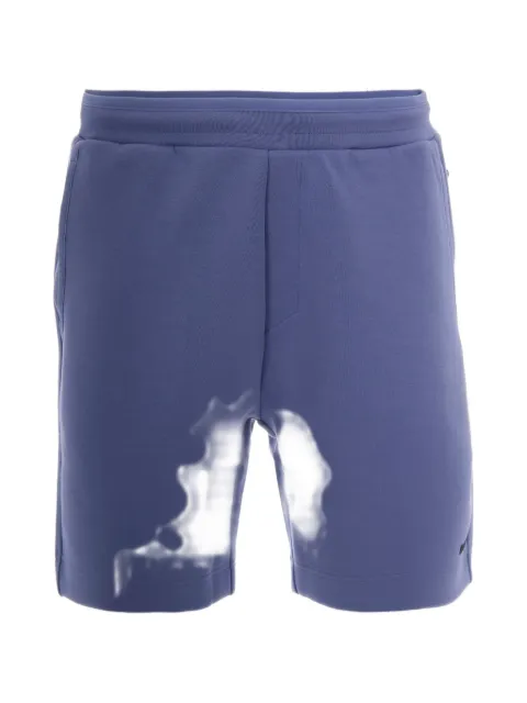 BOSS logo-lettering track shorts