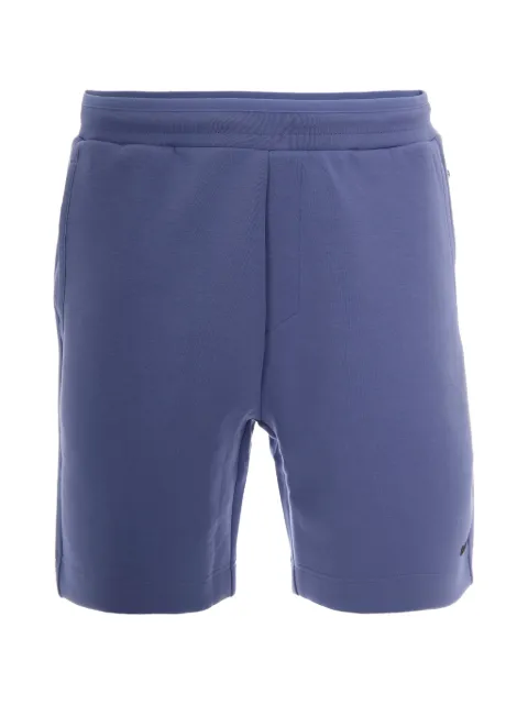 BOSS logo-lettering track shorts