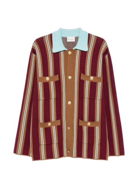 Drôle De Monsieur vertical-stripe cardigan