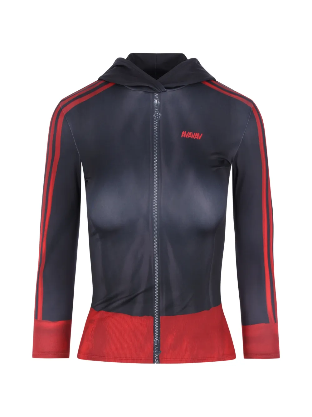 adidas x AVAVAV zip-up hoodie - Nero
