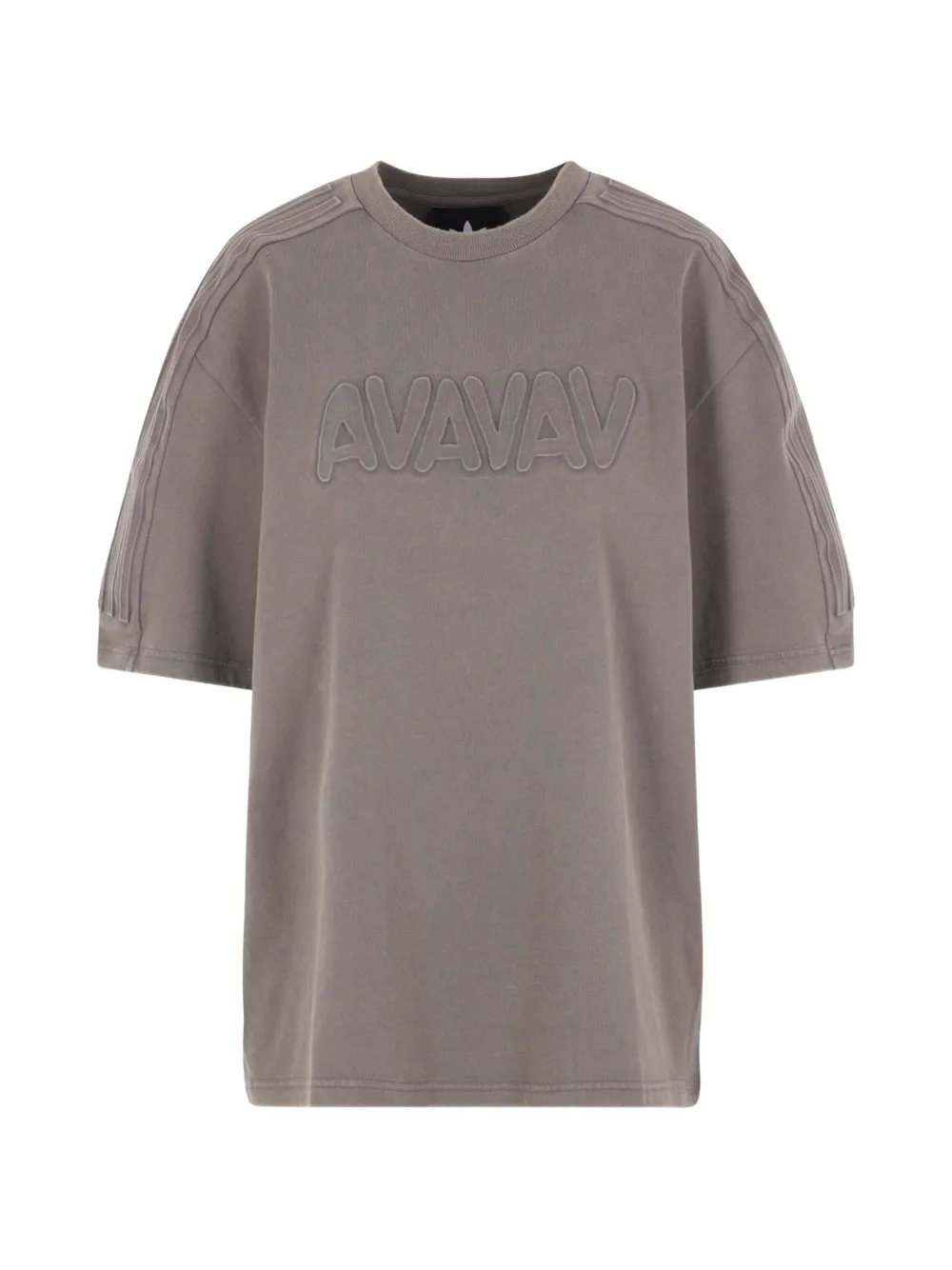 adidas x AVAVAV logo-patch T-shirt - Grau