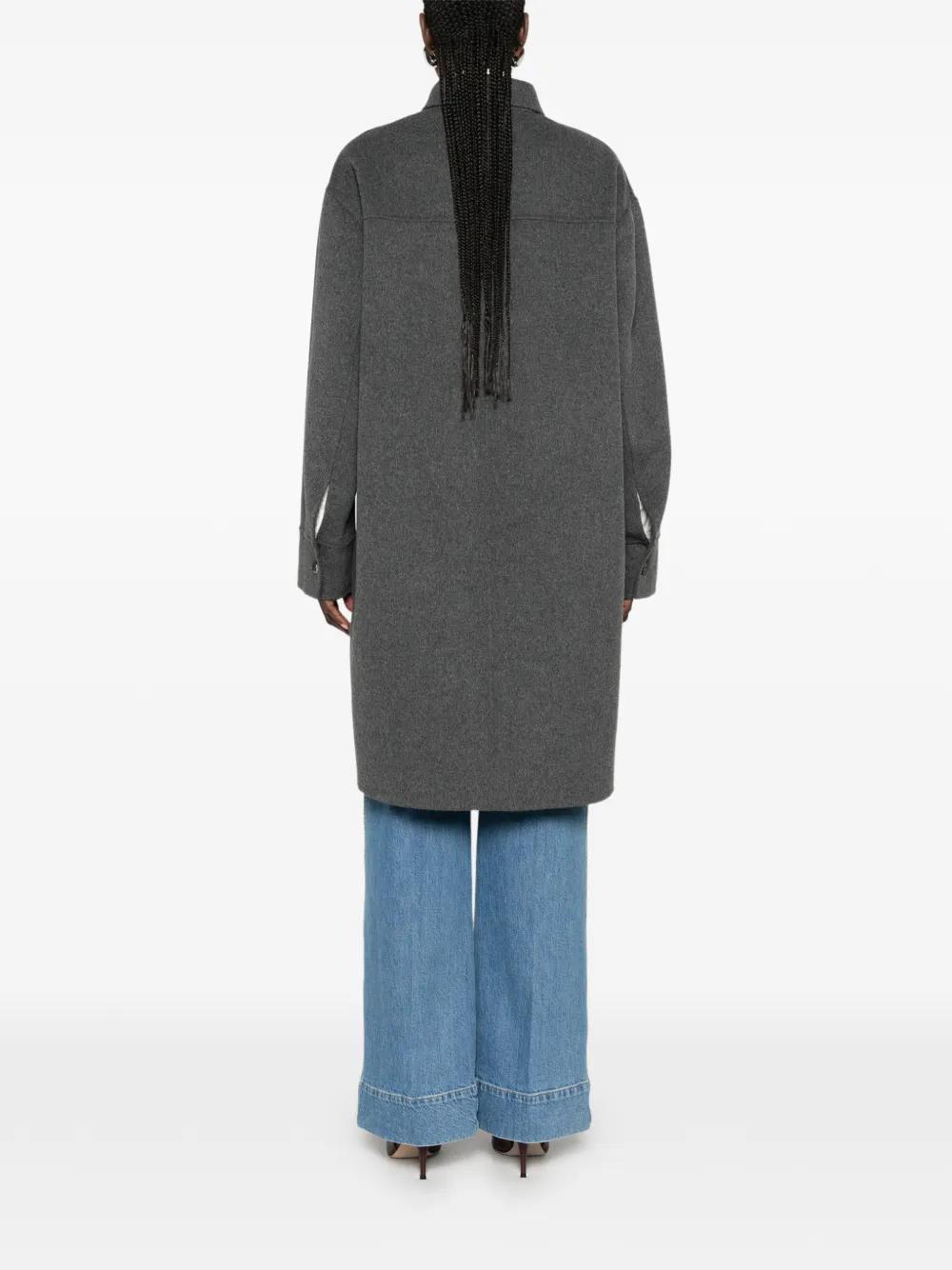 'S Max Mara Jas met knopen Grijs