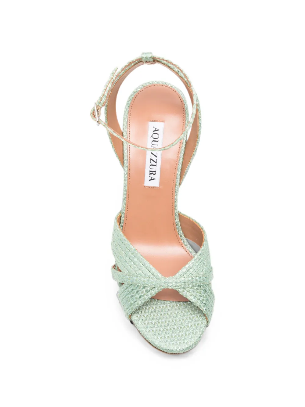 Aquazzura criss-cross sandals Groen