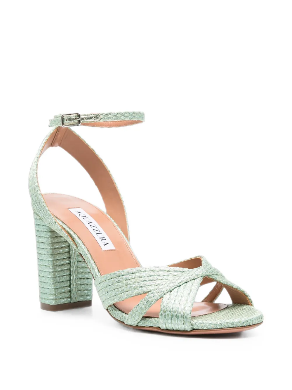 Aquazzura criss-cross sandals Groen