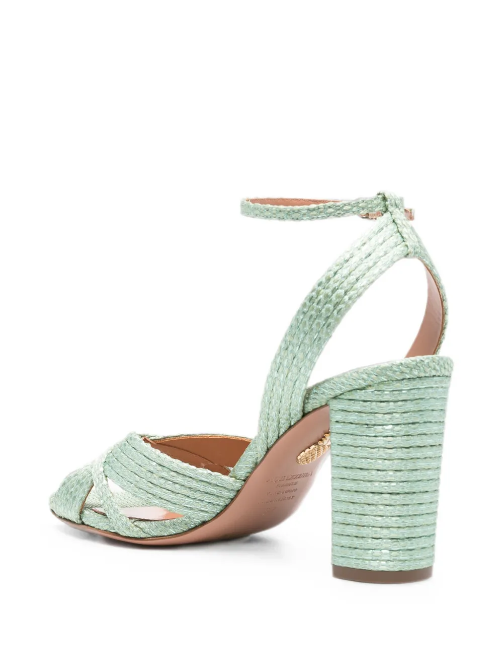 Aquazzura criss-cross sandals Groen