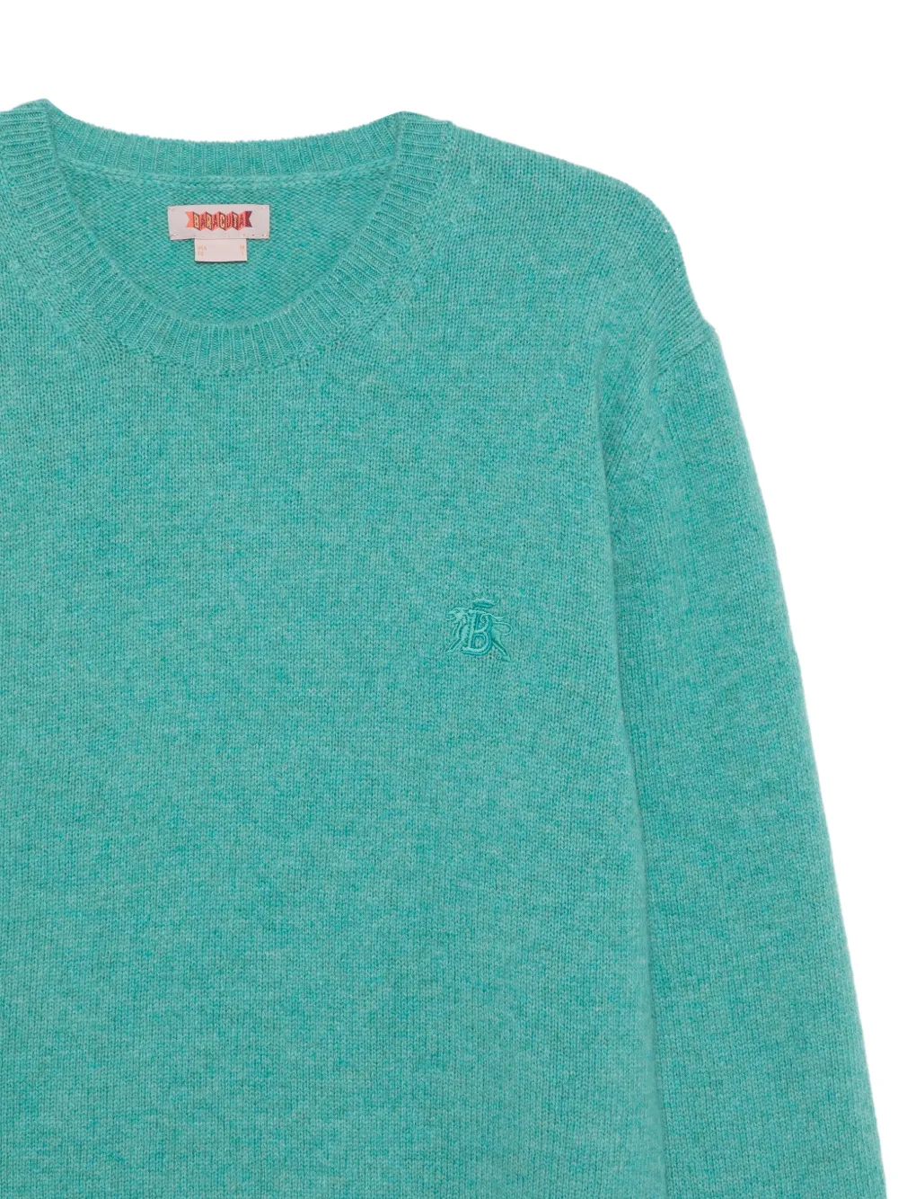 Baracuta Trui met geborduurd logo Blauw