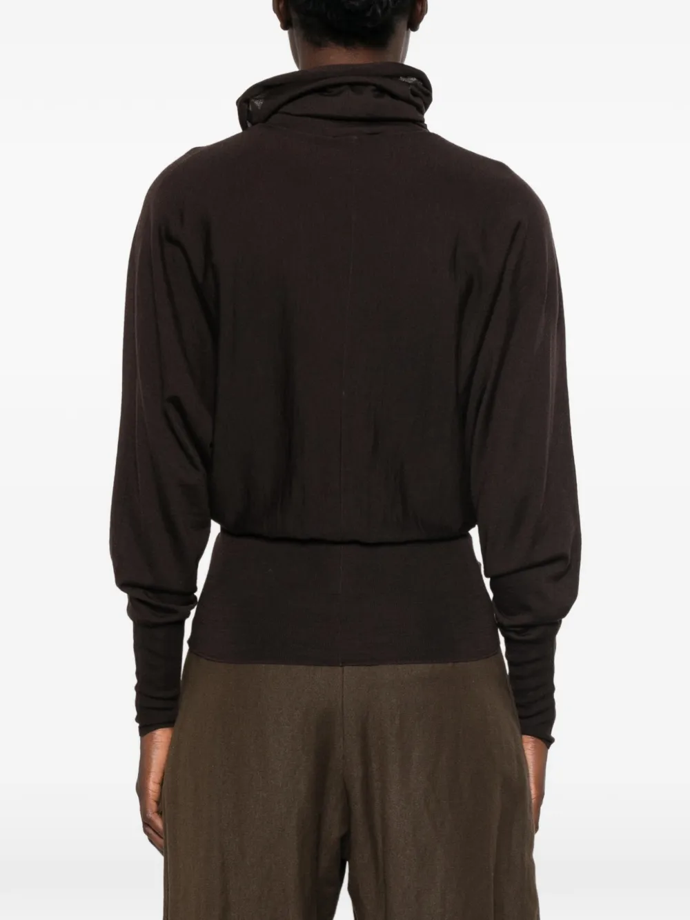 Soeur Wollen coltrui Bruin