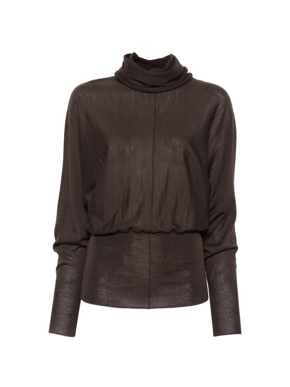 Soeur wool roll-neck knit - Braun