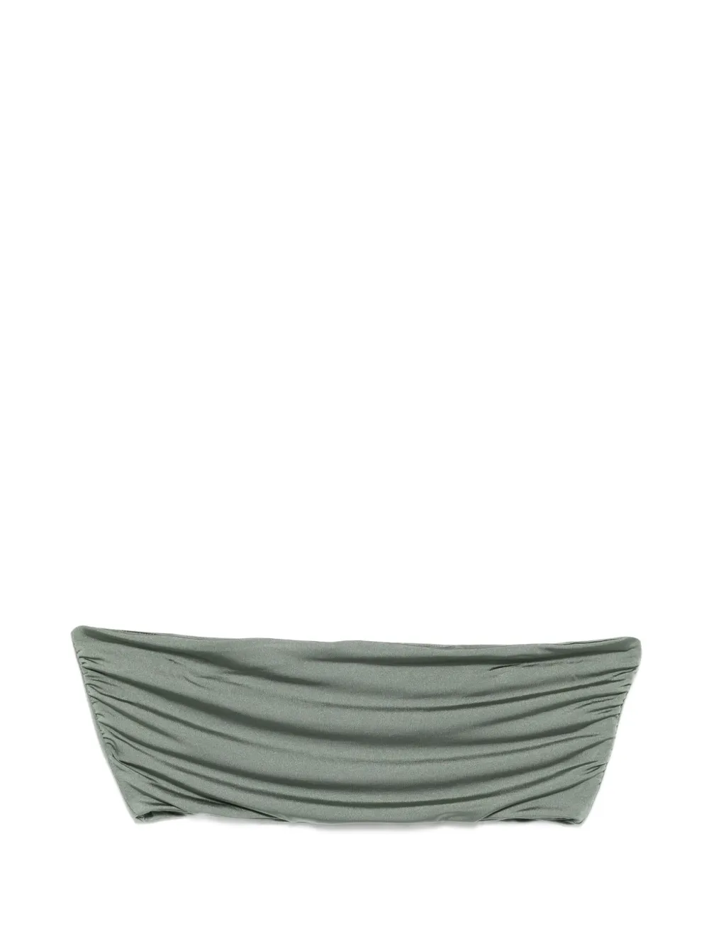 MOUTAKI ruched bikini top - Verde