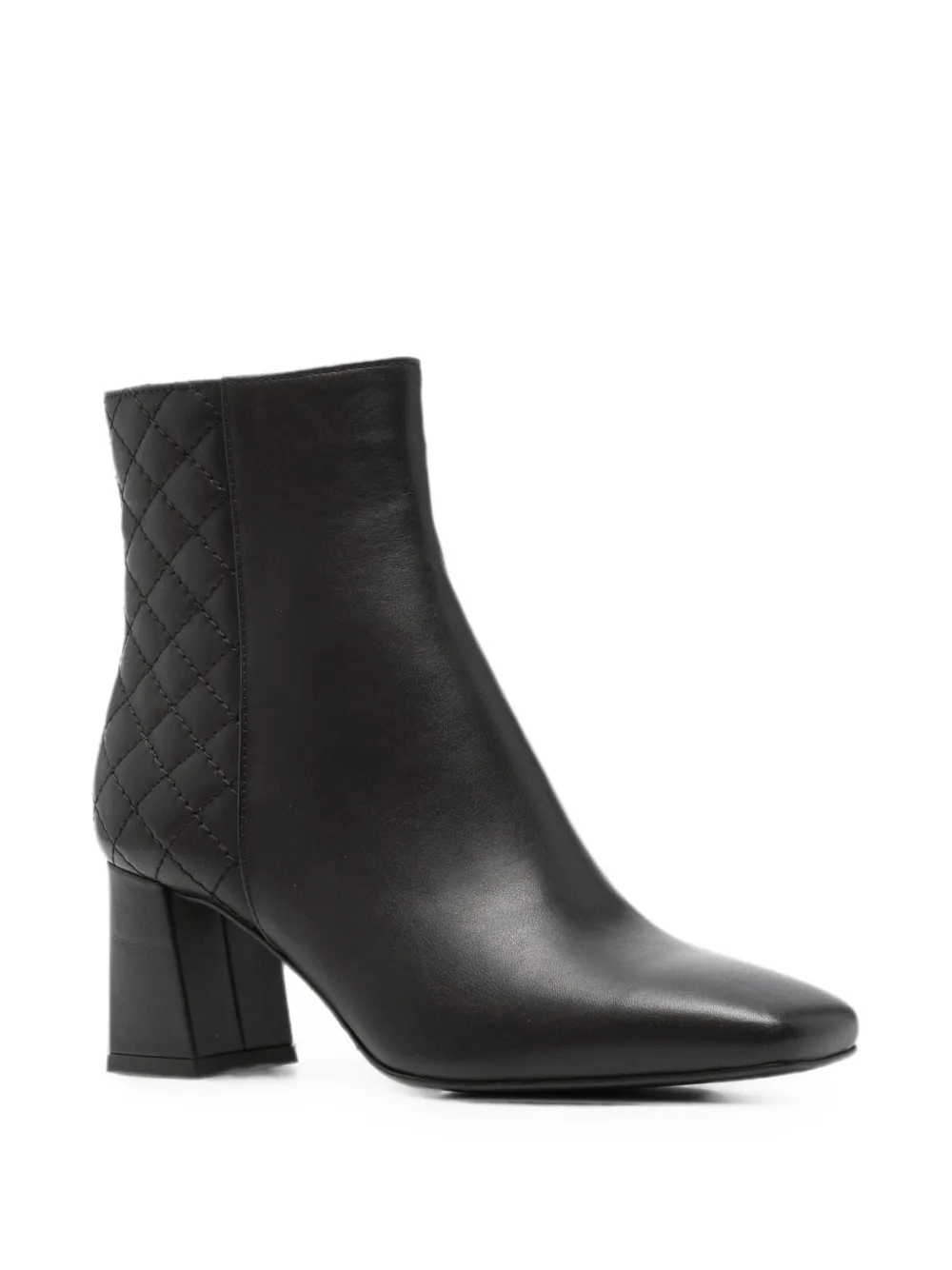 SERGIO MORETTI FIRENZE quilted ankle boots Zwart