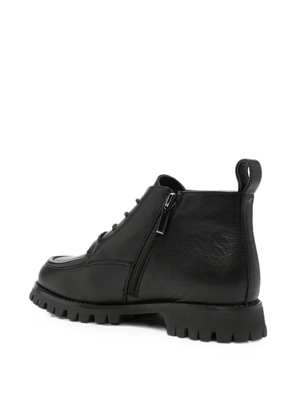 SERGIO MORETTI FIRENZE lace-up ankle boots Zwart