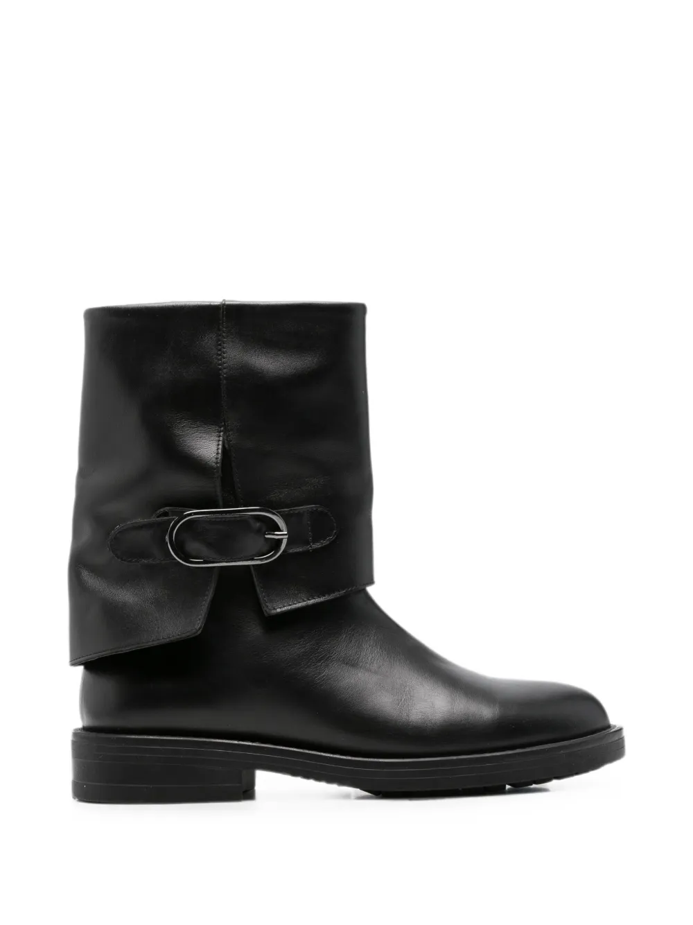 SERGIO MORETTI FIRENZE buckle-fastening ankle boots Zwart