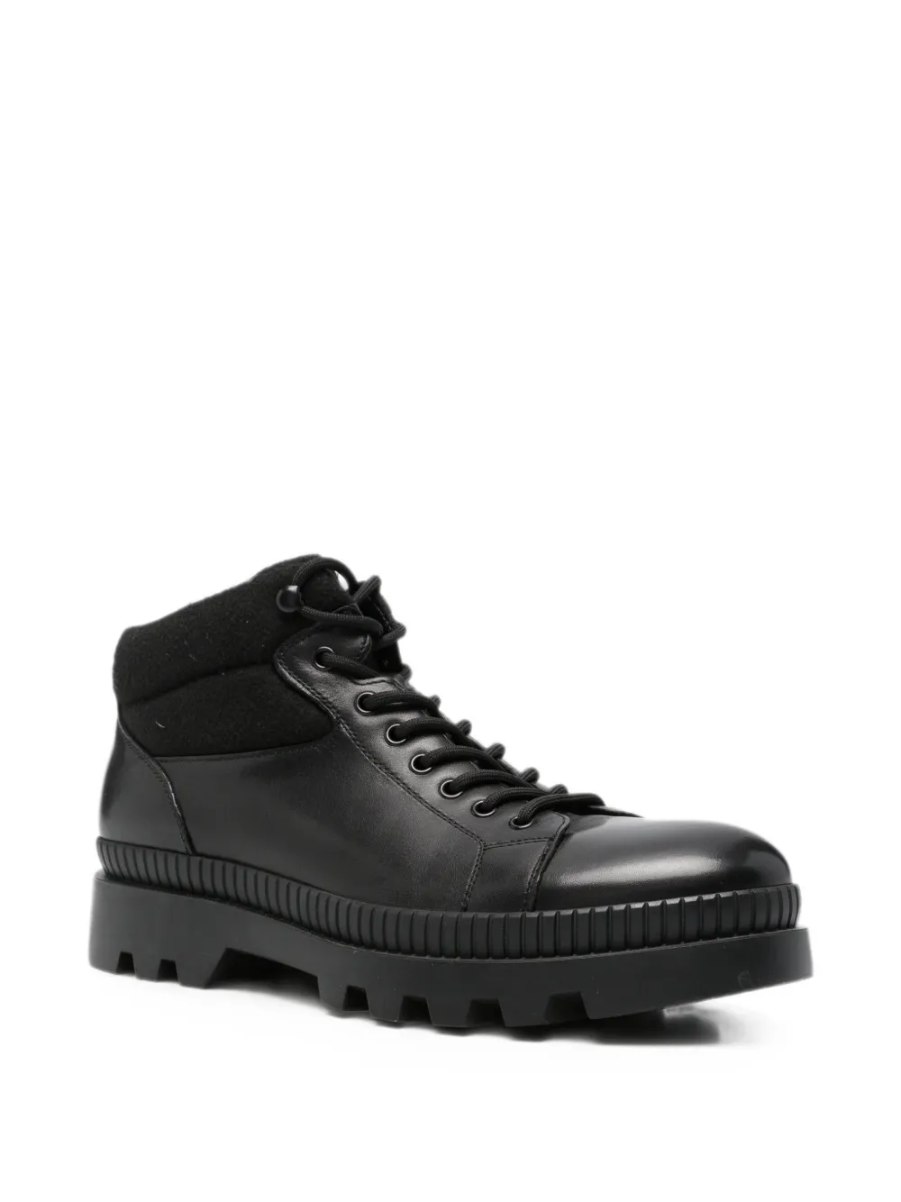 SERGIO MORETTI FIRENZE Leren laarzen Zwart