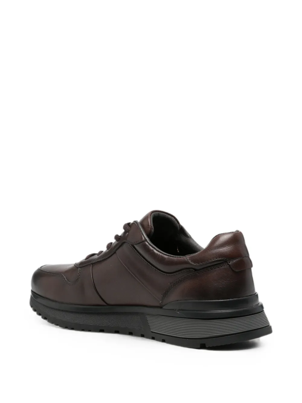 SERGIO MORETTI FIRENZE Leren sneakers Bruin