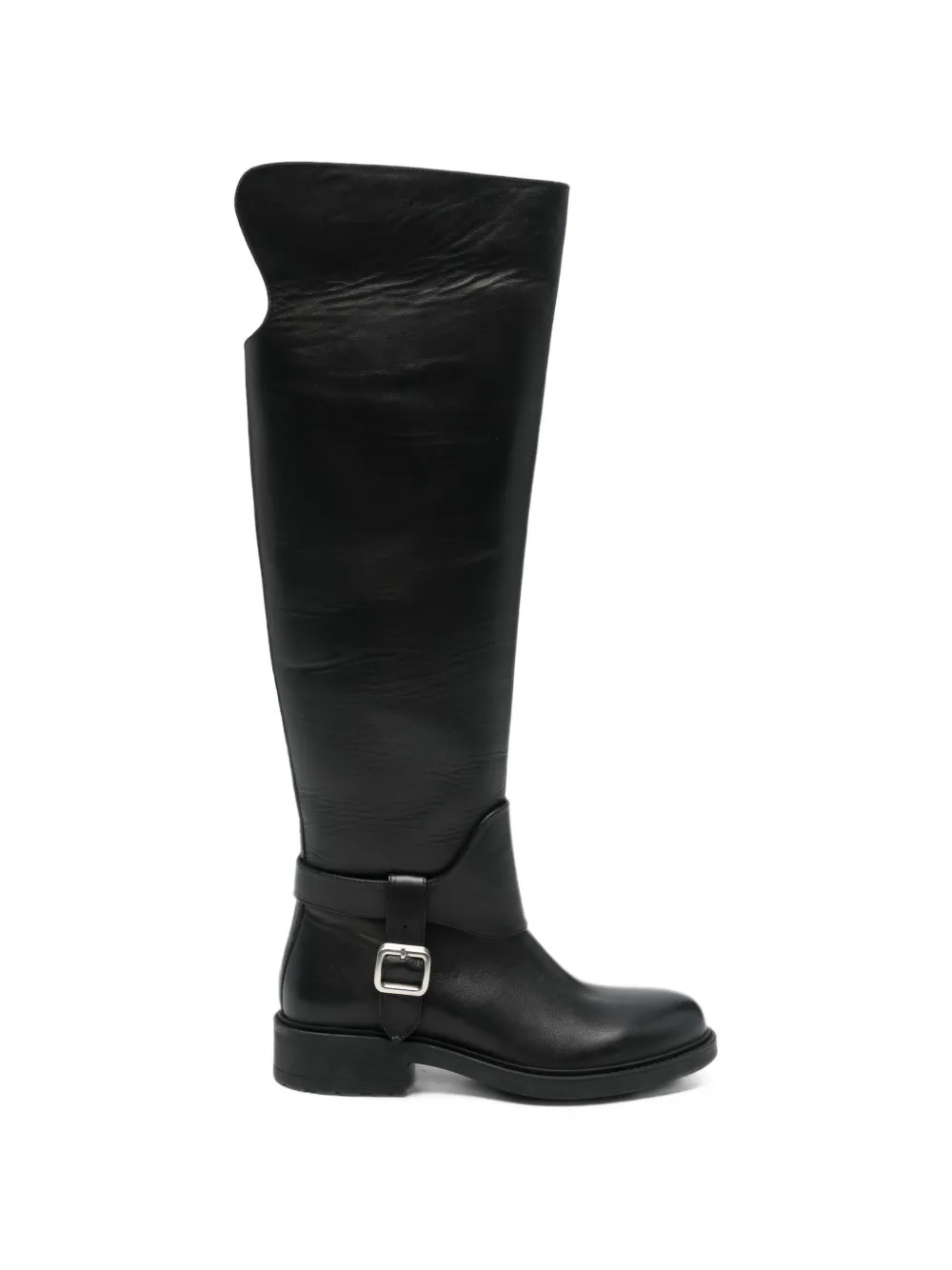 SERGIO MORETTI FIRENZE buckle-detail over-the-knee boots
