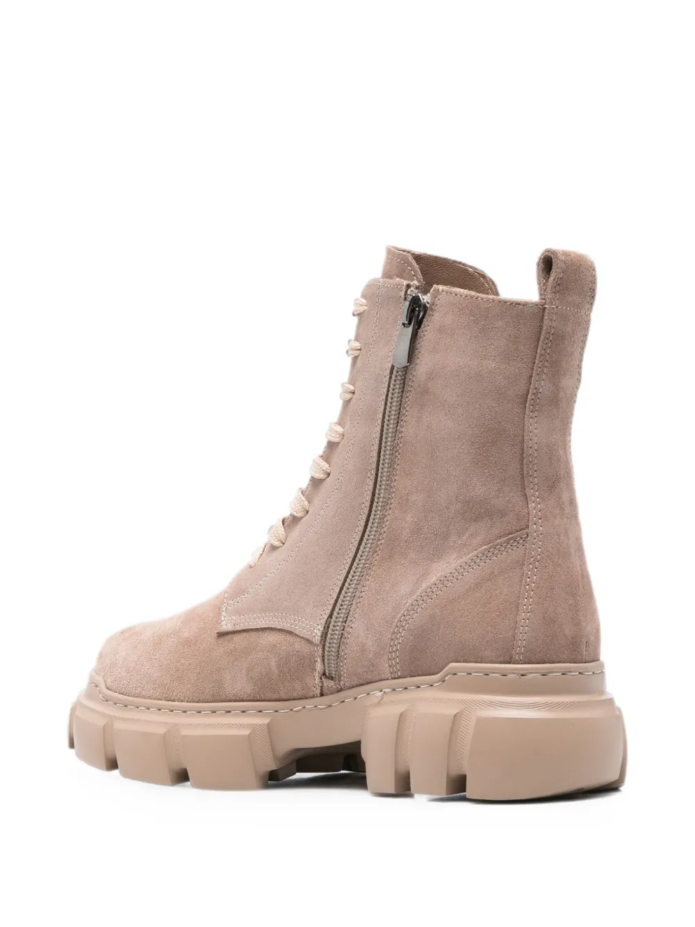  Sergio Moretti Firenze Lace-up Combat Boots - Neutro 