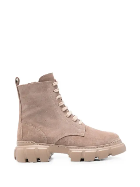 SERGIO MORETTI FIRENZE lace-up combat boots