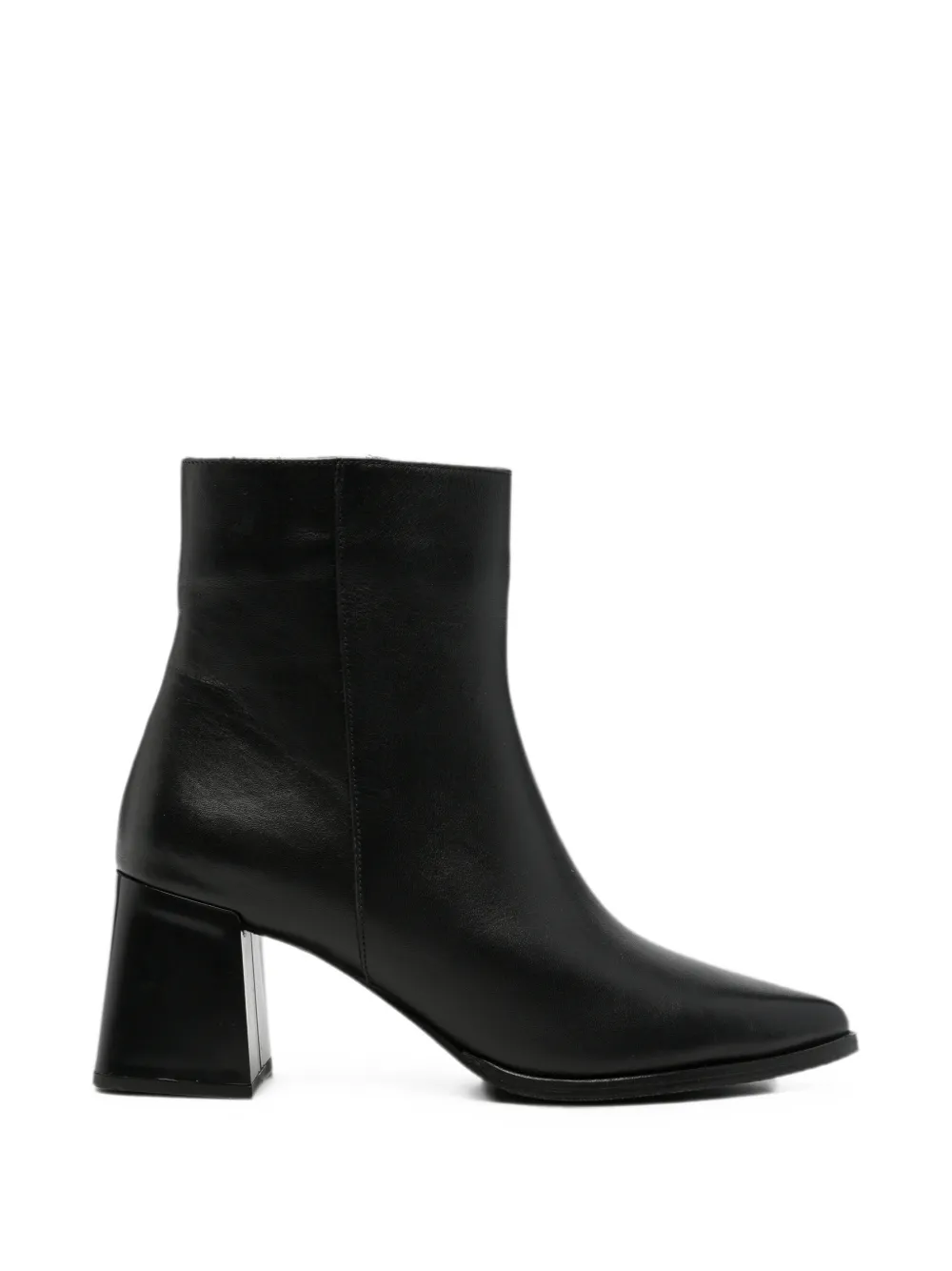 SERGIO MORETTI FIRENZE pointed-toe zip-fastening boots Zwart